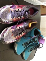 Two pairs of women's tennis shoes, 6 1/2