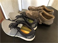 Two pairs of running shoes, size 7