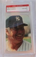Graded 1986 Mickey Mantle baseball card