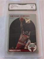 Graded 1990 Michael Jordan basketball card