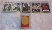 Lot of 6 baseball cards