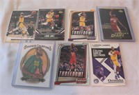 Lot of 7 Lebron James basketball cards