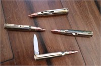 4 bullet switchblade knives