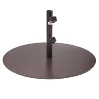 55 lb. Metal Patio Umbrella Base in Bronze