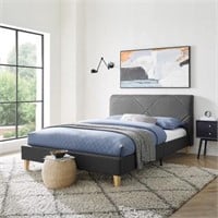 Modern Sleep Linville Upholstered Bed, FULL