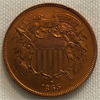 1865 Two-Cent Piece