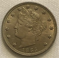 1883 (No Cents) Liberty Head Nickel