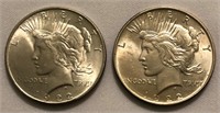 1922-P & 1922-D Peace Dollars
