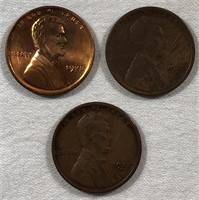 1925-P, 1925-D & 1925-S Lincoln Cents