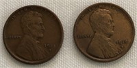 1914-S & 1915-S Lincoln Cents