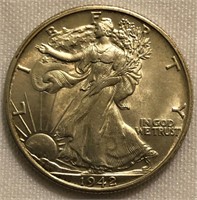 1942-D Walking Liberty Half-Dollar