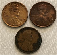 1928-P, 1928-D & 1928-S Lincoln Cents