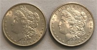 1878-S & 1880-S Morgan Dollars