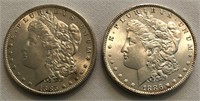 1885-O & 1886-P Morgan Dollars