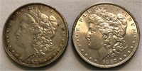 1879-P & 1888-P Morgan Dollars