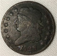 1828 Head Half Cent