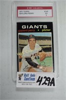 Gaylord Perry Graded Card By EMC Grading