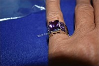 Ring Purple .925  Size 6