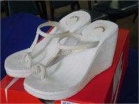 Ladies Platform Sandals - Lot of 2 - White