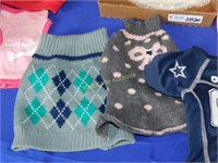 Doggie Sweaters and Shirts - For Small/Med Dogs -