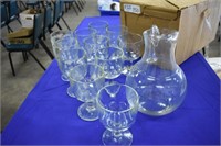 Picture and Goblets lot of 12 Inventory 1291-538