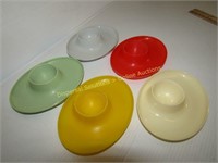 Vintage Hard-Boiled Egg Dishes x5