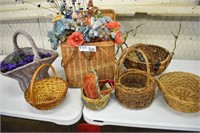 Basket lot- Some Have Floral Arrangements
