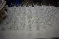 Cocktail Glasses Lot of Approx. 40 Inventory