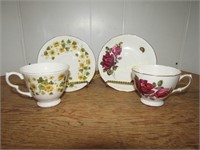 Queen Anne Teacups & Saucers