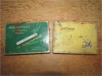 Vintage Sportsman & MacDonald’s Cigarette Tins