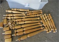 Assorted Russ Stonier Wood Spindles (Shelving)