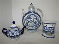 Asian Theme Teapots, Candle Holder