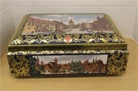 1995 E. OTTO SCHMIDT TIN CHEST FROM GERMANY
