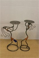 WIRE ART CANDLE STICKS