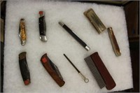 SELECTION OF KNIVES AND SHARPENERS