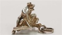Romantic Frog Pendant Sterling 925