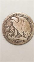 1917 walking liberty silver half dollar