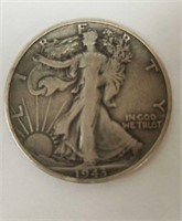 1943-S silver walking liberty half dollar coin