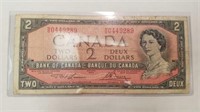$2 CANADIAN CENTENNIAL BANK NOTE 1954