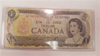 1973 Canadian $1 BANK NOTE