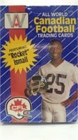 1991 AW sports, CFL  Factory sealed