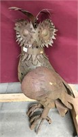 Unique Metal Large Owl