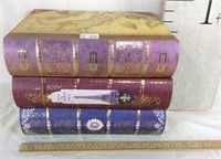 Set of Three Decorative Book Boxes