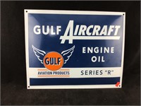 Heavy Metal Gulf Aircraft Engine Oil Sign