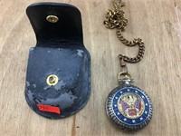 Robert E Lee Franklin Mint Collector Watch/Case