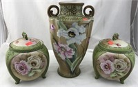 Gorgeous Porcelain Set, Handpainted Japan