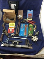 Box of Vintage Hardware & Tools