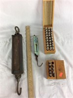 Antique Weight Scale and Marking Punches