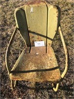 Vintage Metal Yard Chair