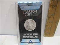 Graded UNC 1884 Carson City Morgan Dollar